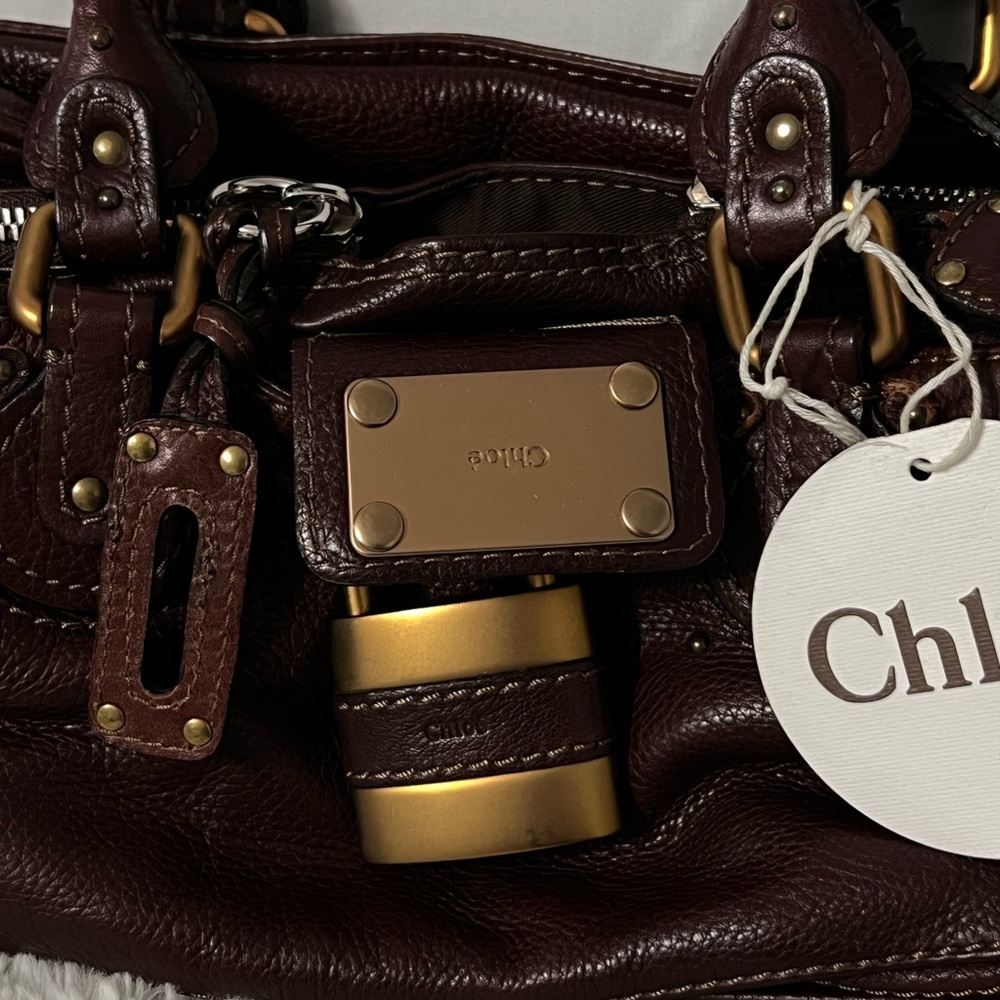 Vintage Chloe Paddington Dark Brown Bag - Picture 5 of 9